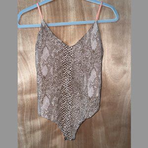 Acaica swimwear.    Swimsuit Banyans  One Piece Reversible SzS